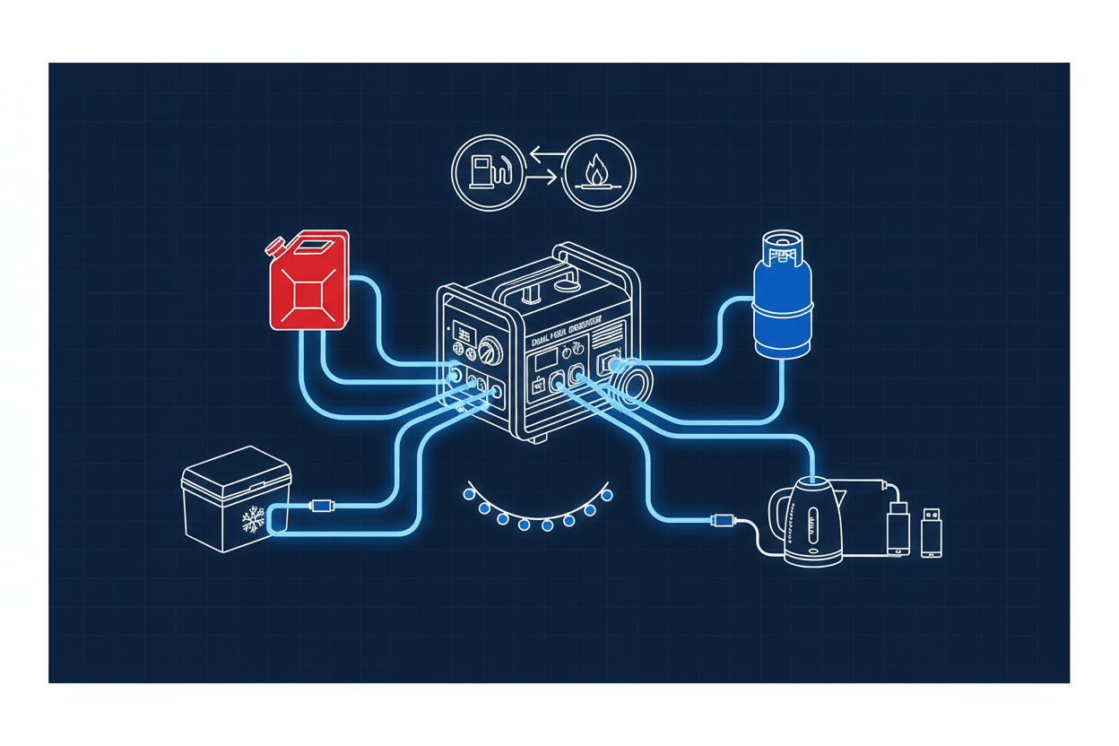 Are Dual-Fuel Generators Worth It for Camping? - Erayak Power