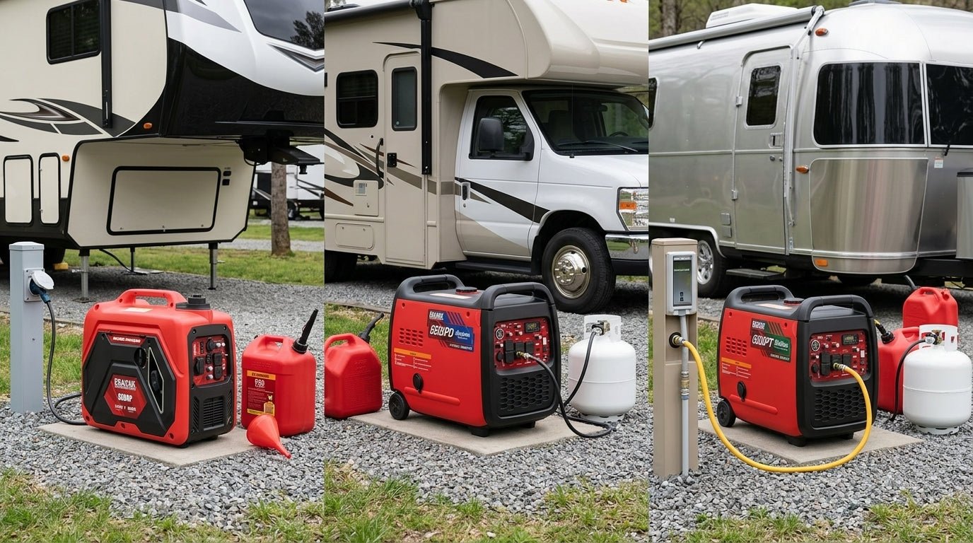 Best Tri Fuel Inverter Generator: Natural Gas, Propane & Home Backup - Erayak Power