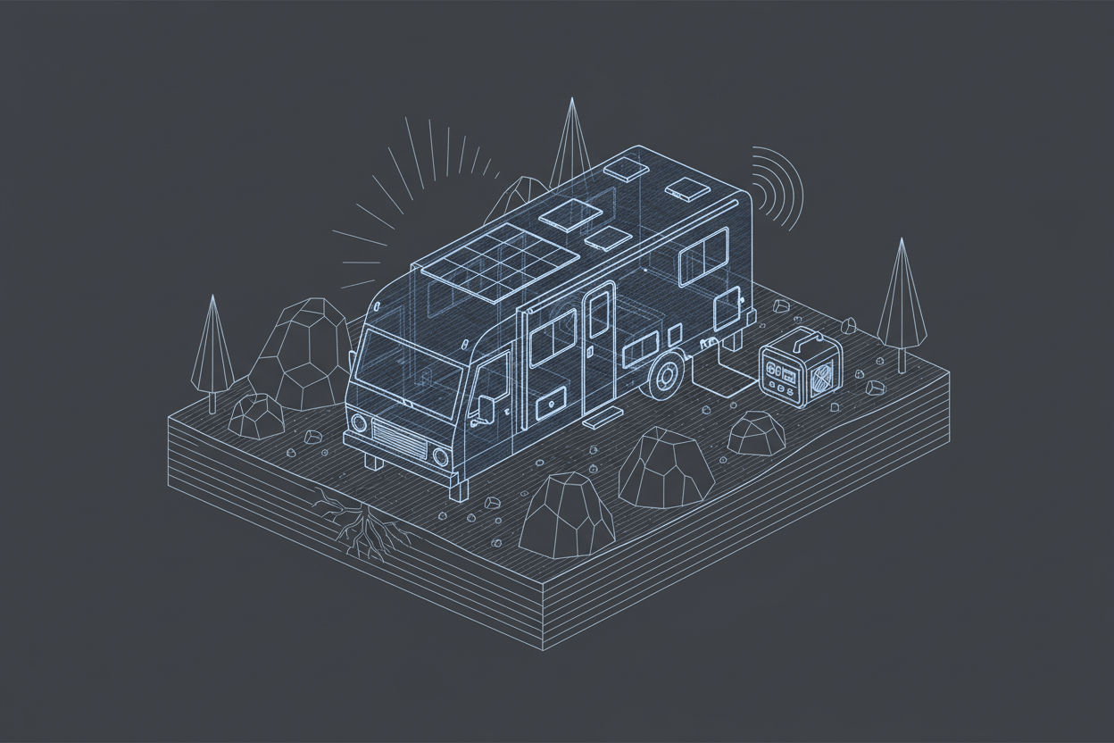 Boondocking Generator Strategy: Quiet Power for Off-Grid RV Camping - Erayak Power