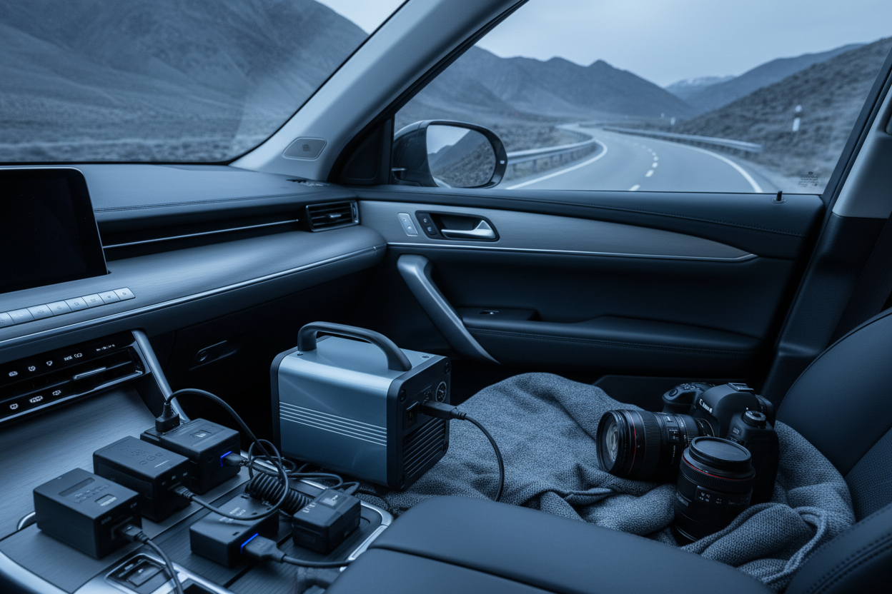 How to Charge Camera Gear on the Road