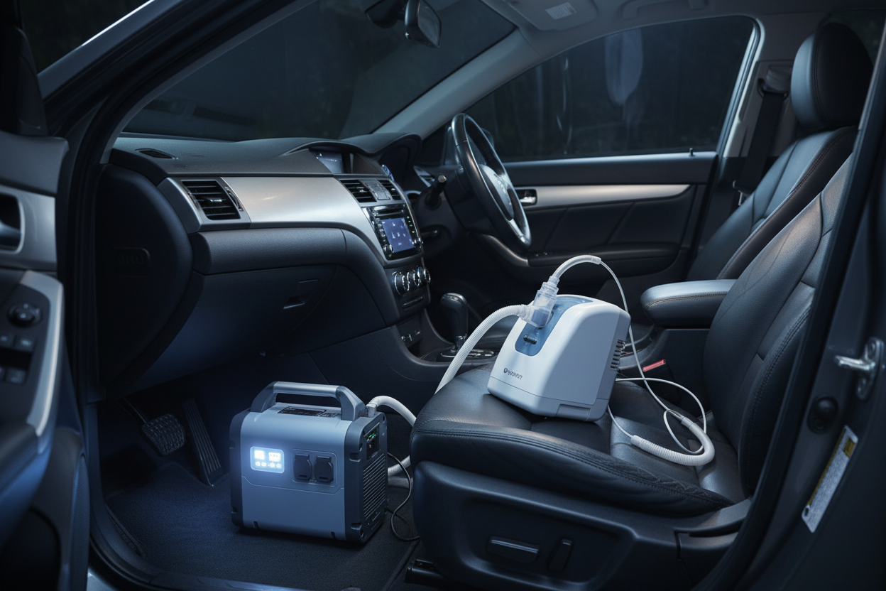 How to Power a CPAP in a Car With 200W