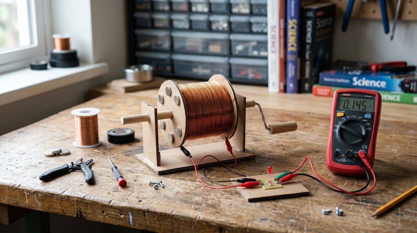 DIY Generator Project: Build a Simple Generator With Magnets and Copper Wire - Erayak Power