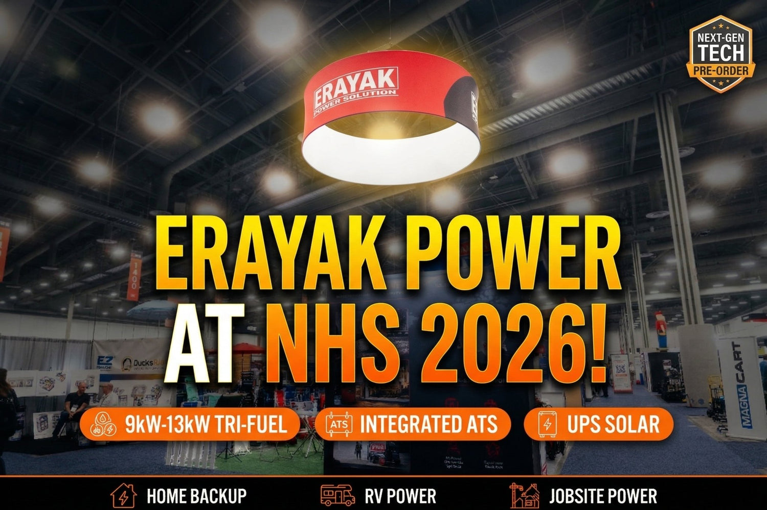 Erayak Power Announces Strategic Evolution into U.S.-Centric Energy Solutions Leader; Unveils Tri-Fuel & UPS Innovations Following 2026 NHS Success and National Market Study - Erayak Power