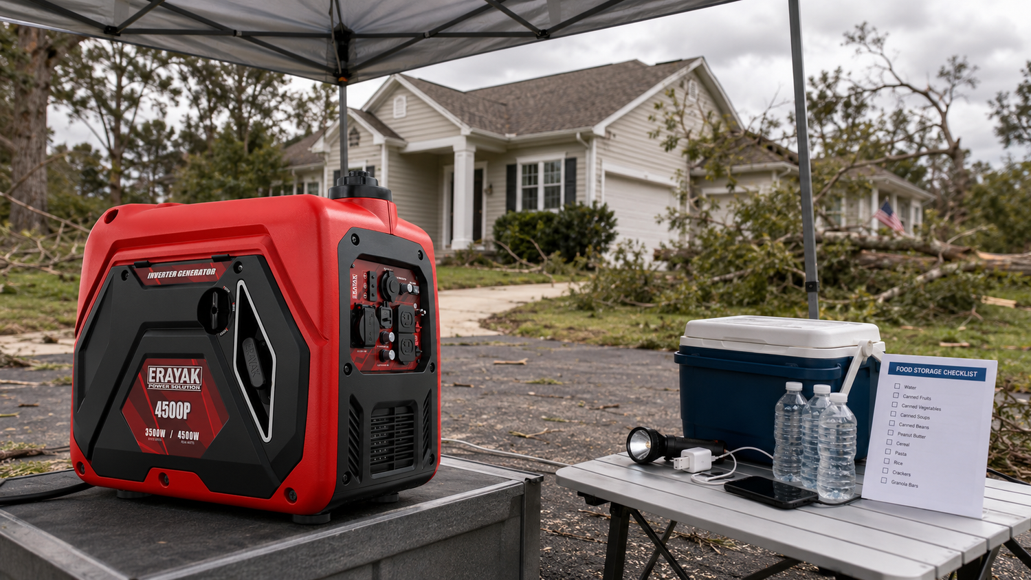 What Size Generator for Refrigerator and Freezer During a Hurricane?