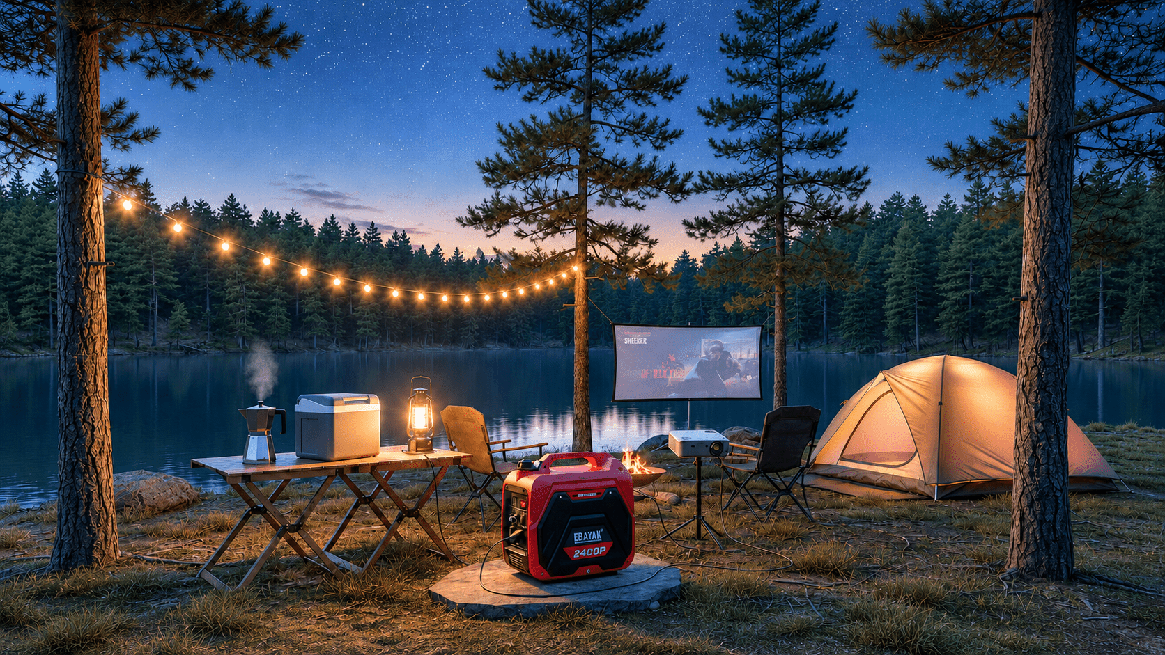 How Far Should a Generator Be From a Tent or Campsite? - Erayak Power