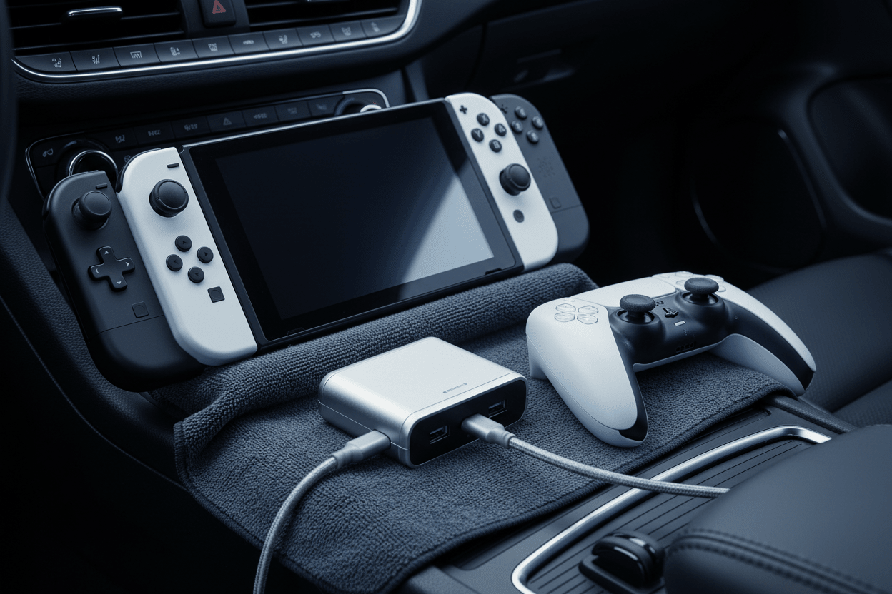 How to Charge a Game Console in Your Car - Erayak Power