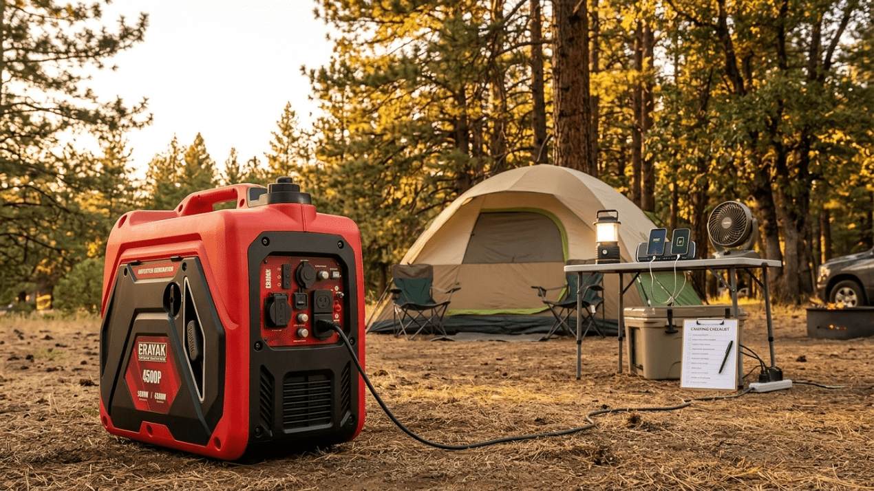 How to Choose a Generator for Camping: Quiet Power Guide - Erayak Power