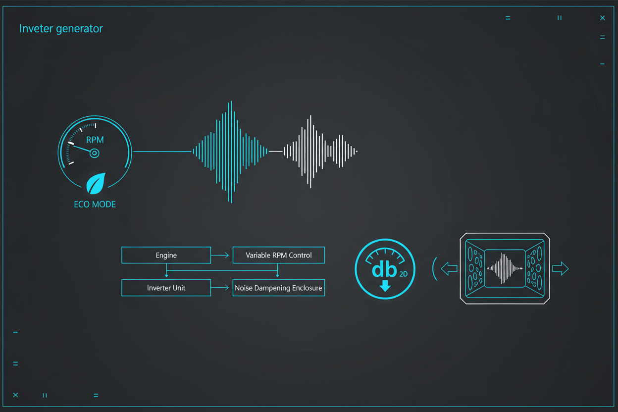 Inverter Generator Noise Reduction Technology Explained - Erayak Power