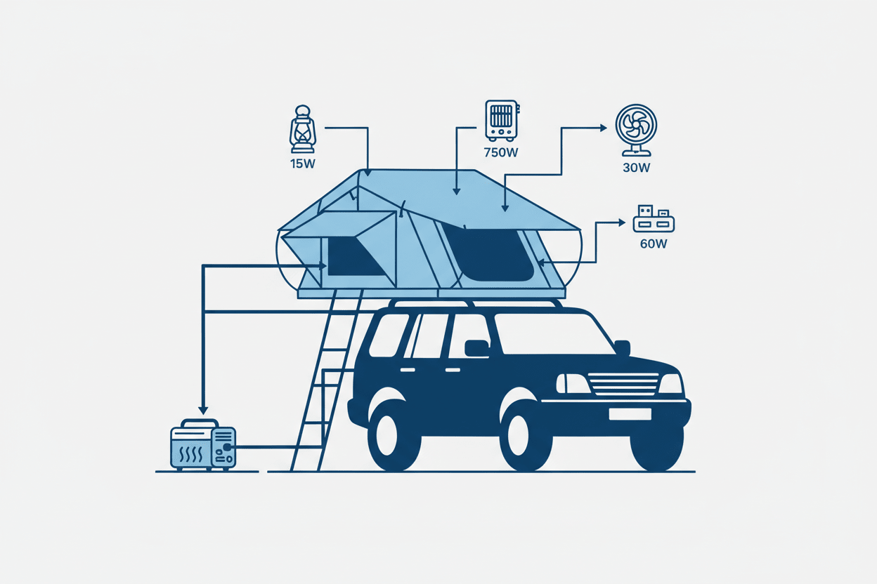 Powering Your Tent or Rooftop Tent: A Practical Guide - Erayak Power