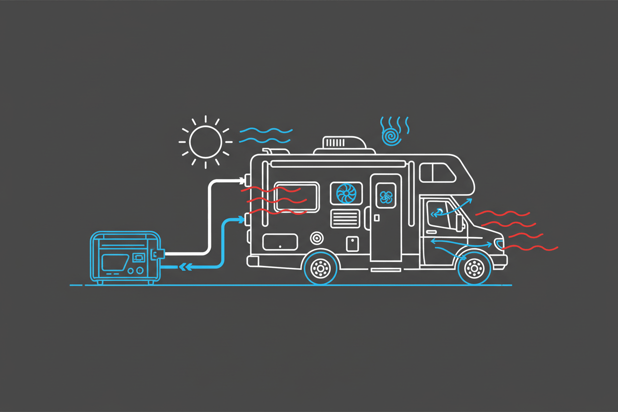 Running an RV Air Conditioner With a Generator: What You Need to Know - Erayak Power