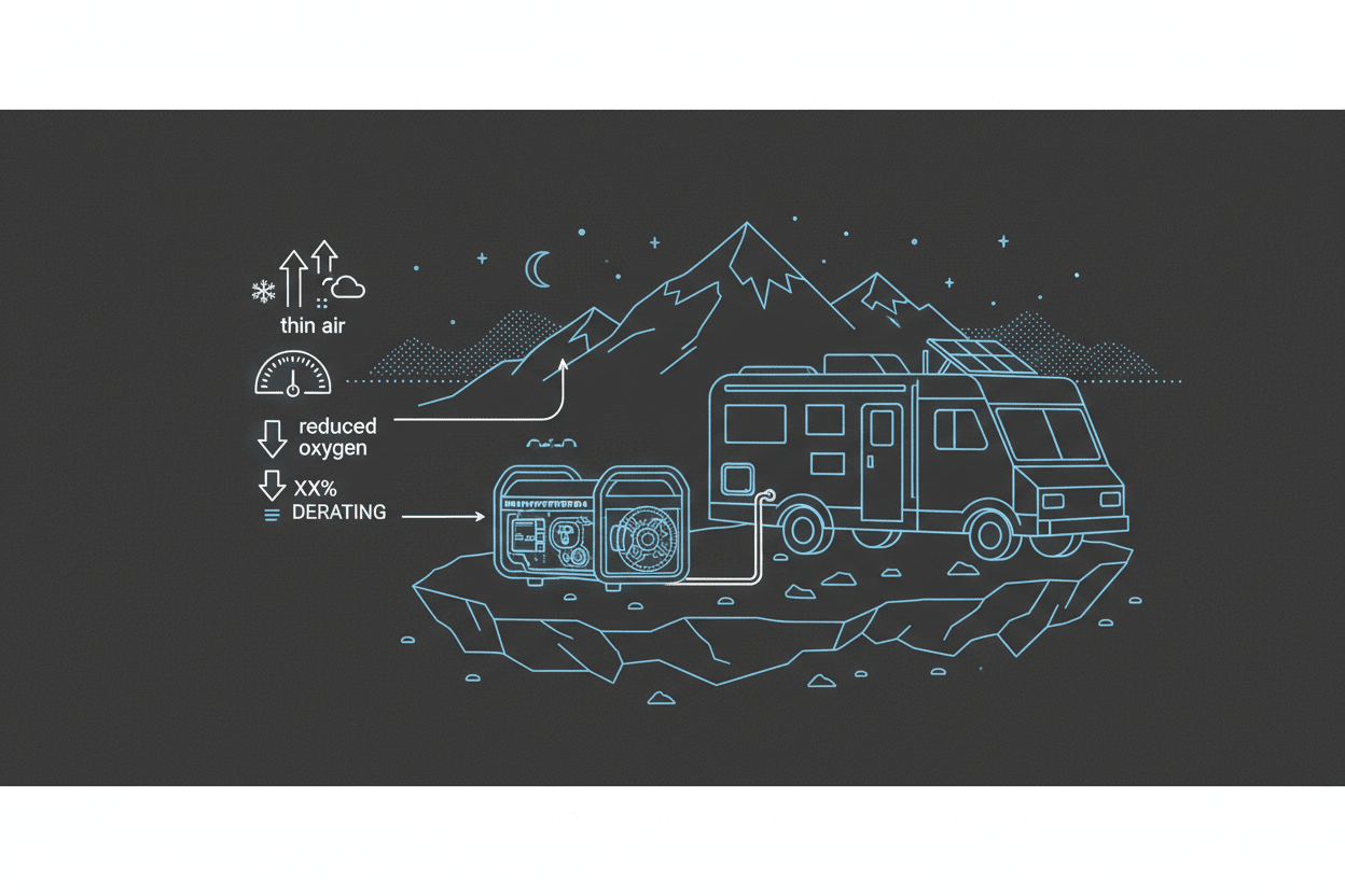 RV Generator Performance at High Elevation: What Changes Above 3,000 ft? - Erayak Power