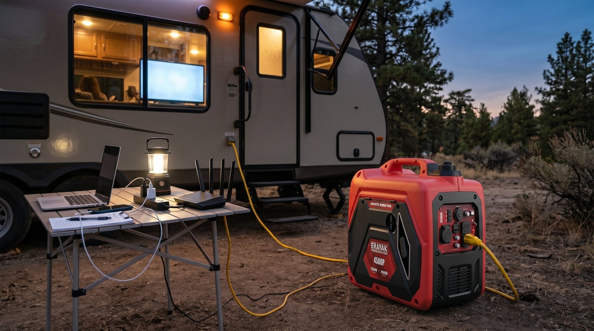 What Size Generator Do You Need for an RV TV? - Erayak Power