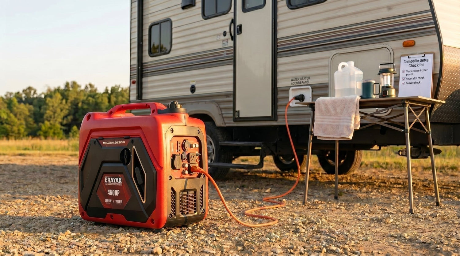 What Size Generator Do You Need for an RV Water Heater? - Erayak Power