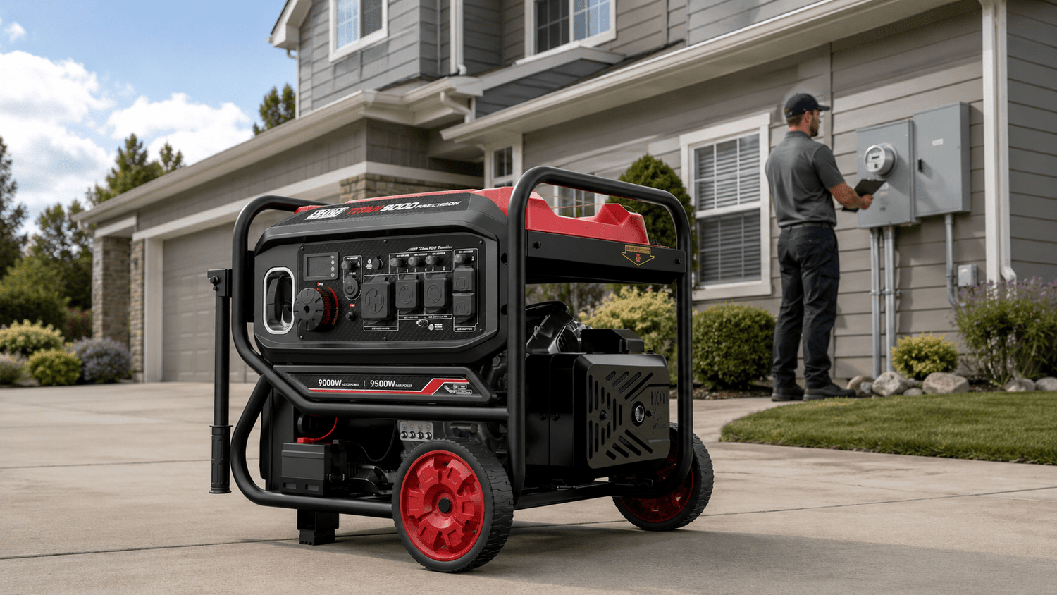 What Size Generator for 200 Amp Service? Selected Loads vs Whole-Home Backup - Erayak Power