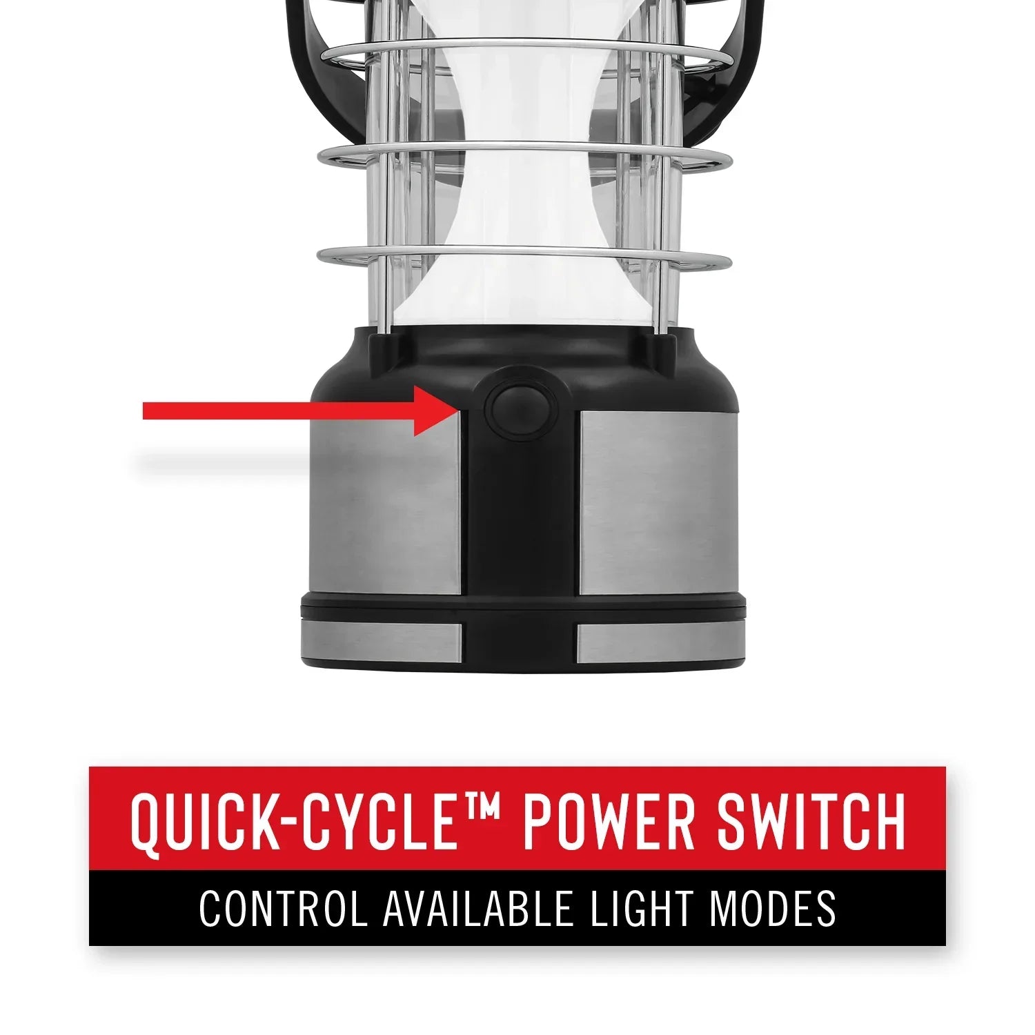 (2 Pack) EAL18 LED Lantern – 460 Lumens, Dual Color (White & Red), 4 Light Modes, IP54 Rated