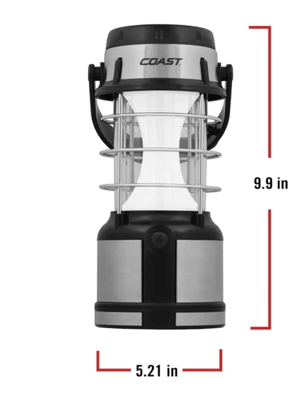 (2 Pack) EAL18 LED Lantern – 460 Lumens, Dual Color (White & Red), 4 Light Modes, IP54 Rated