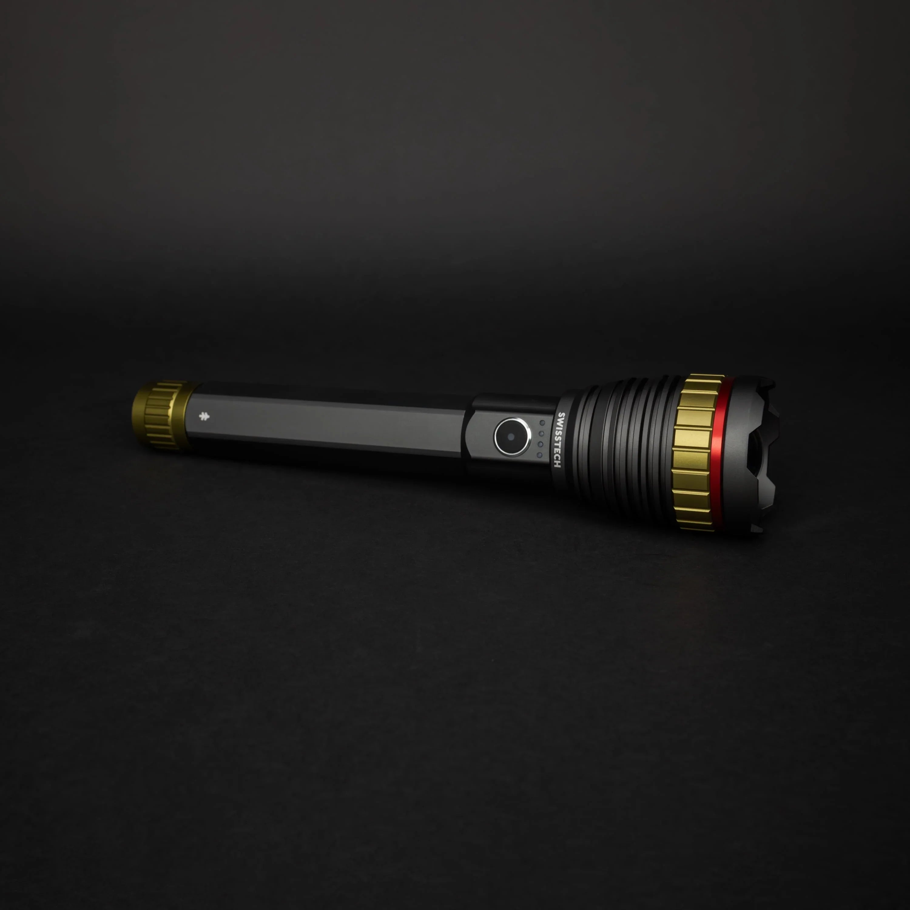 10,000 Lumen Rechargeable LED Flashlight with Power Bank, Waterproof for Camping