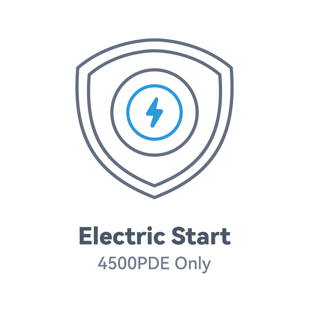 Electric start (4500PDE only)