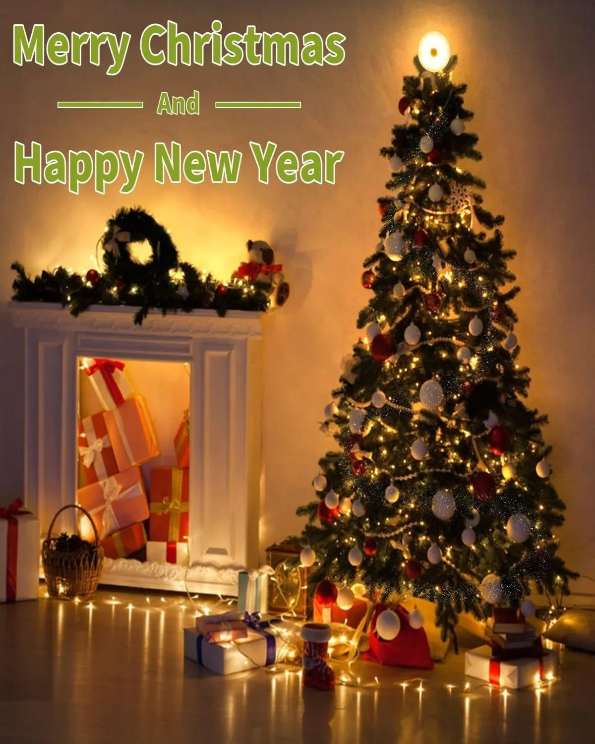 Solar Camping String Lights, 32.8FT Fairy String Lights 130Leds, 4 in 1 Portable