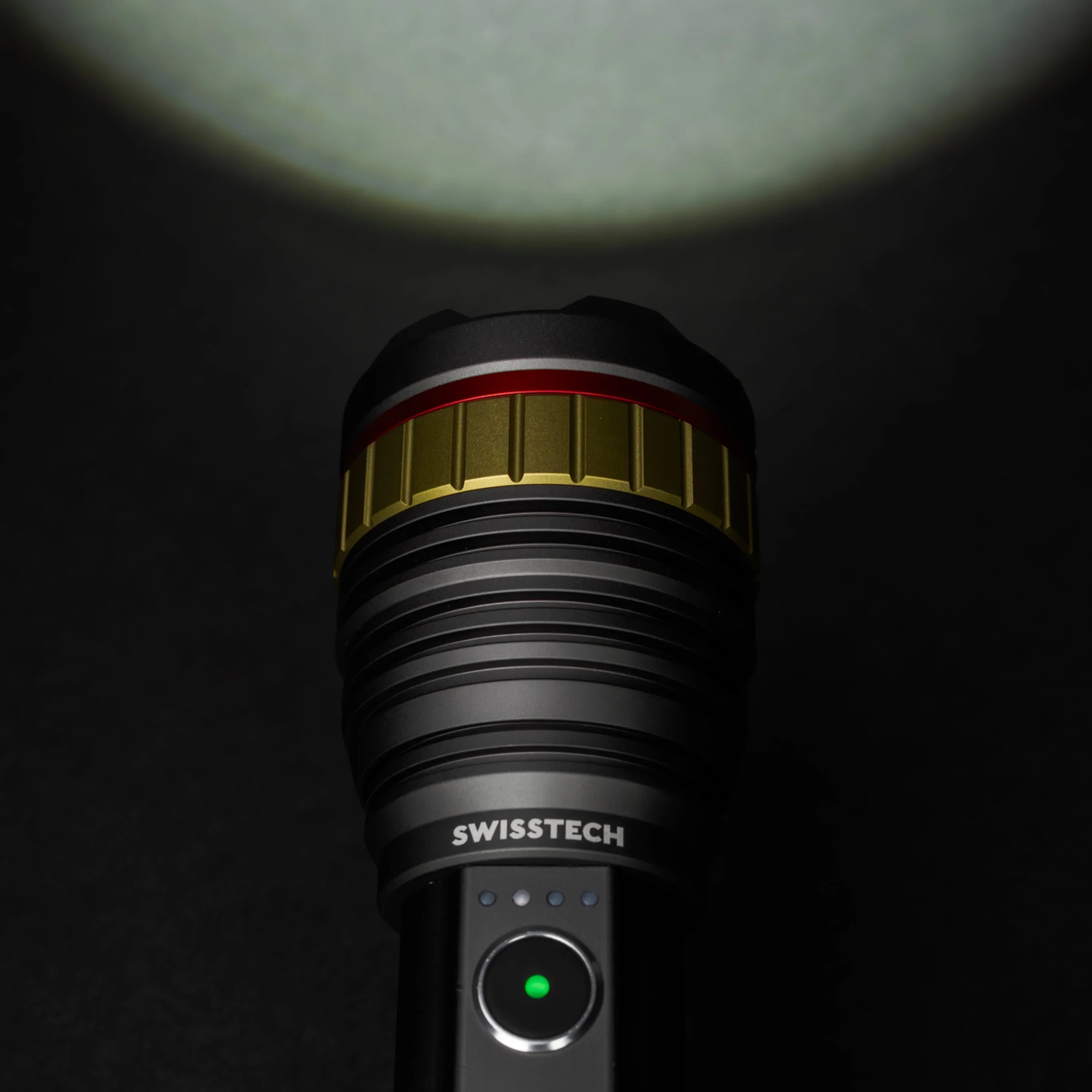 10,000 Lumen Rechargeable LED Flashlight with Power Bank, Waterproof for Camping