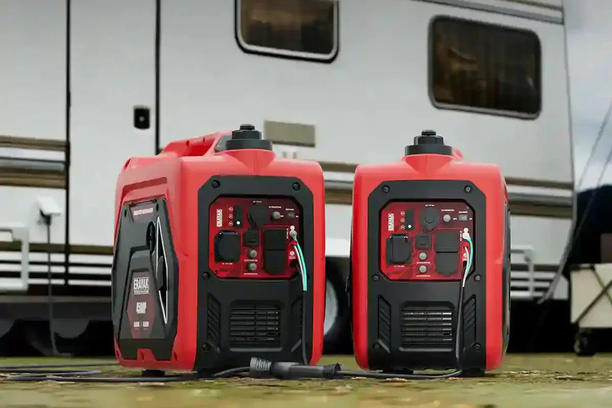 Erayak Generador Inversor Portátil 4500W, Silencioso, Doble Combustible, EYG4500PD