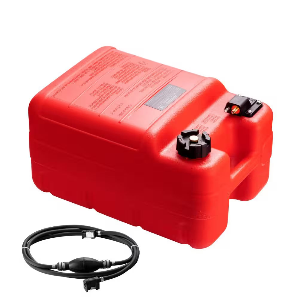 Marine Fuel Tank, 6.34 Gal., Portable Boat Fuel Gas Tank for Outboard Engine Boats, Outboard Marine Boat Fuel Tank