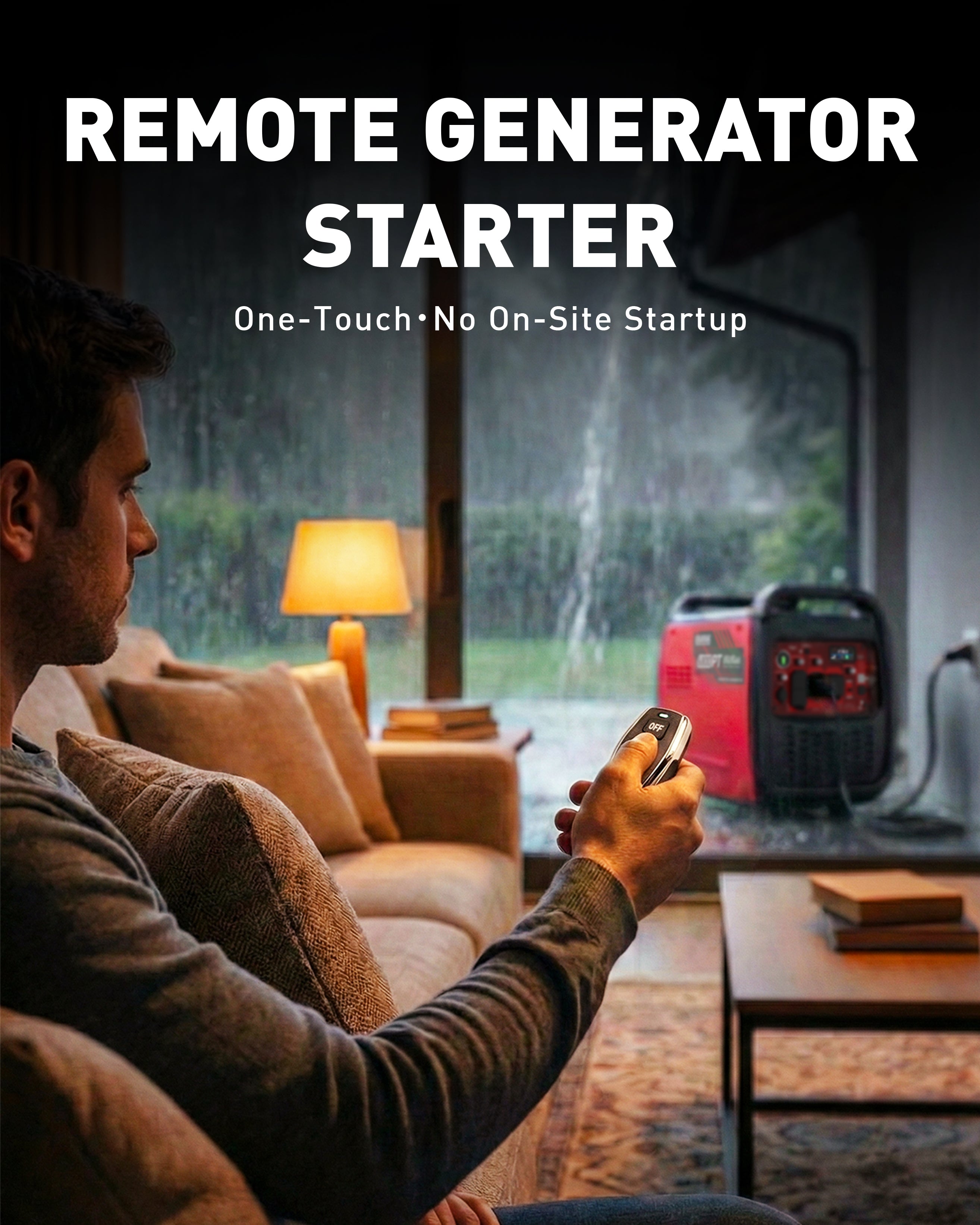 Erayak 6800W Portable Inverter Generator - 120V/240V Home Backup | Dual Fuel & Tri-Fuel Ready