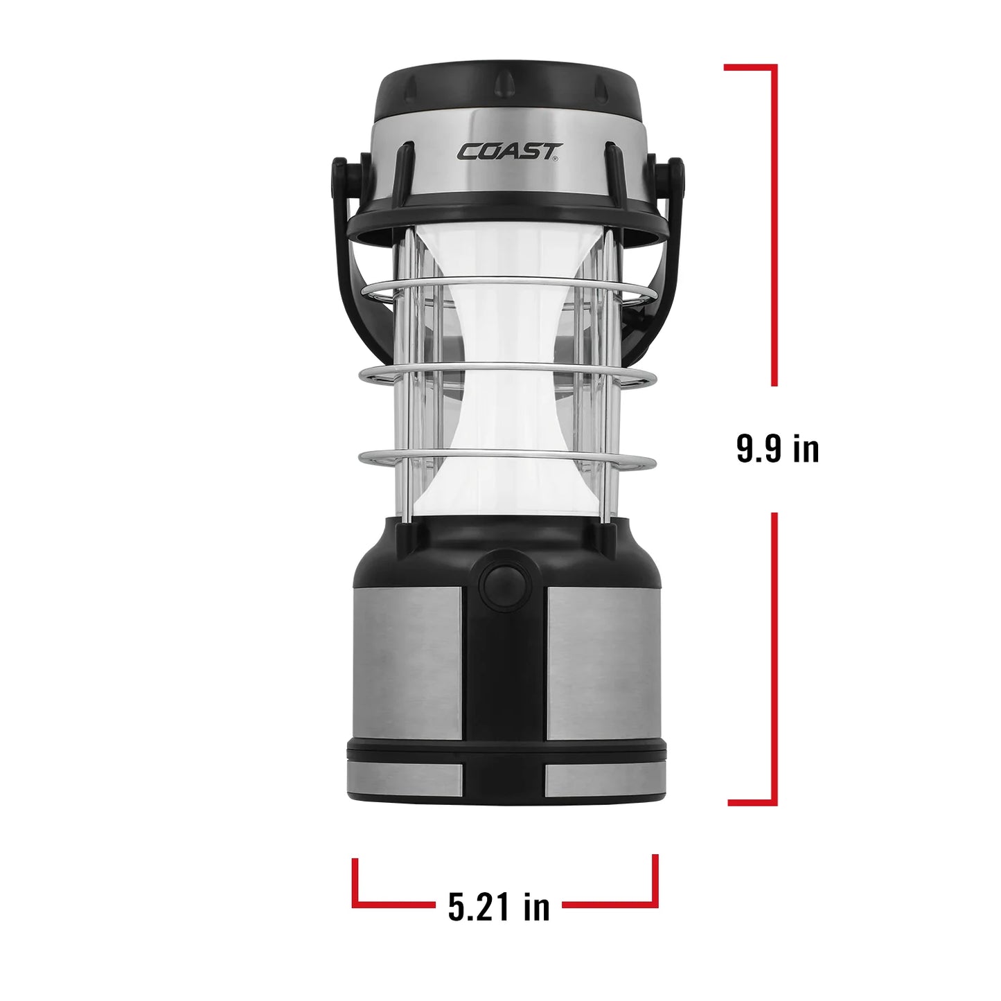 (2 Pack) EAL18 LED Lantern – 460 Lumens, Dual Color (White & Red), 4 Light Modes, IP54 Rated