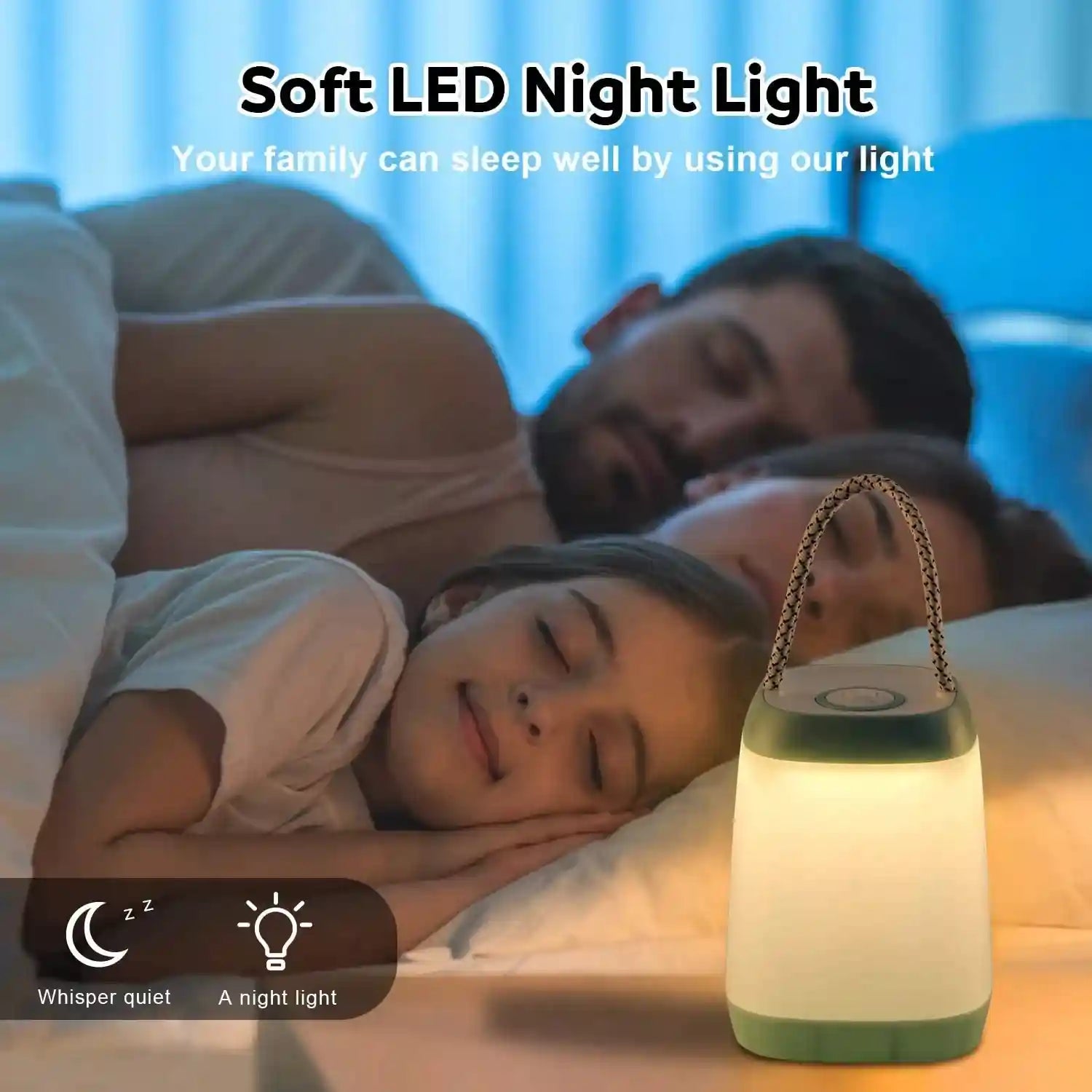3 Modes Battery Powered Portable LED Tent Lantern