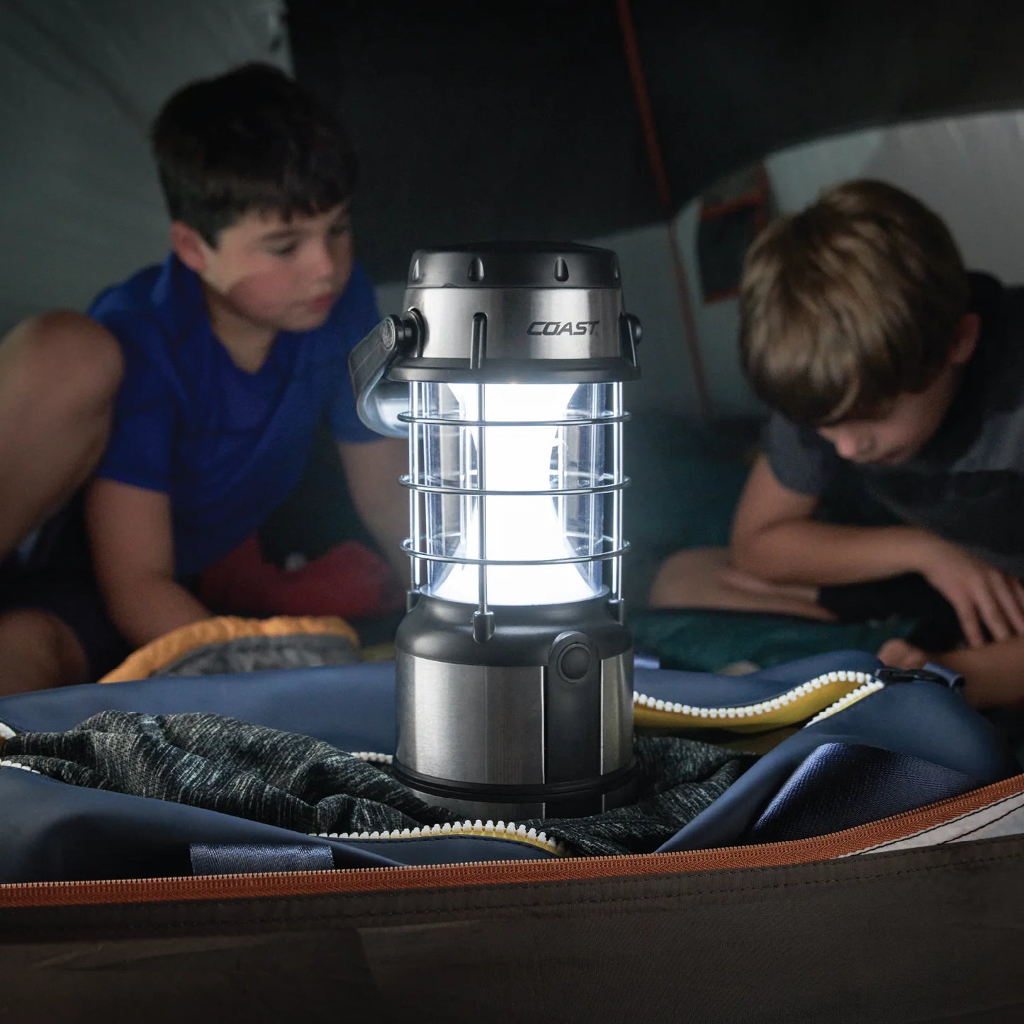 (2 Pack) EAL18 LED Lantern – 460 Lumens, Dual Color (White & Red), 4 Light Modes, IP54 Rated