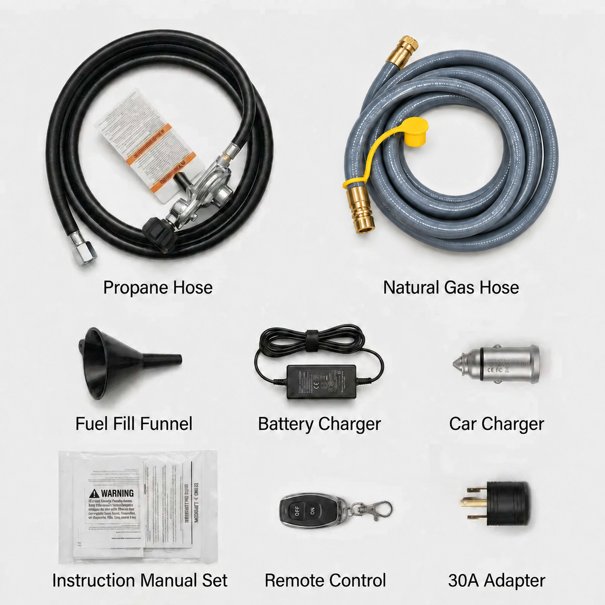 Erayak Tri-Fuel 6800W Inverter Generator for RV Home Backup | 6800PT