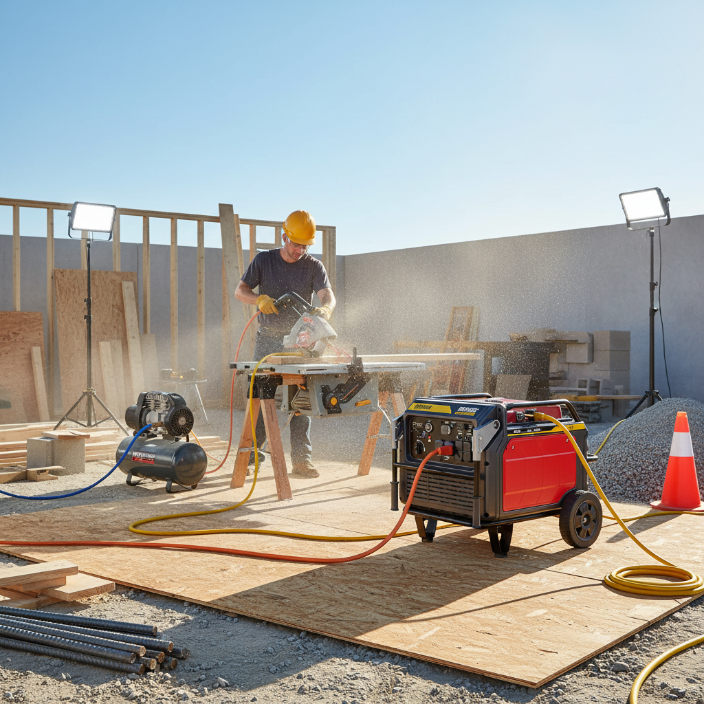 工地重型工具供电场景
