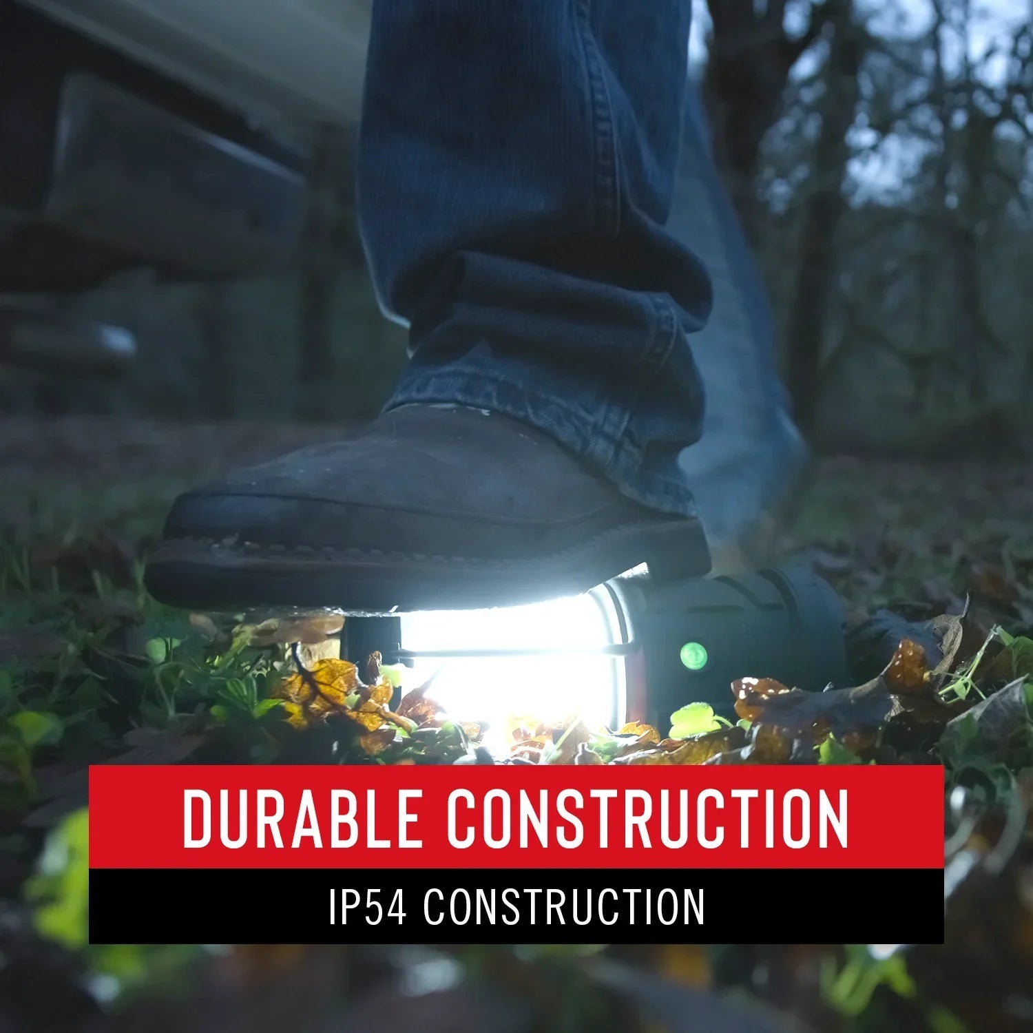 (2 Pack) EAL18 LED Lantern – 460 Lumens, Dual Color (White & Red), 4 Light Modes, IP54 Rated