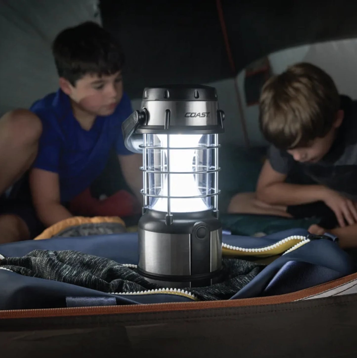 (2 Pack) EAL18 LED Lantern – 460 Lumens, Dual Color (White & Red), 4 Light Modes, IP54 Rated