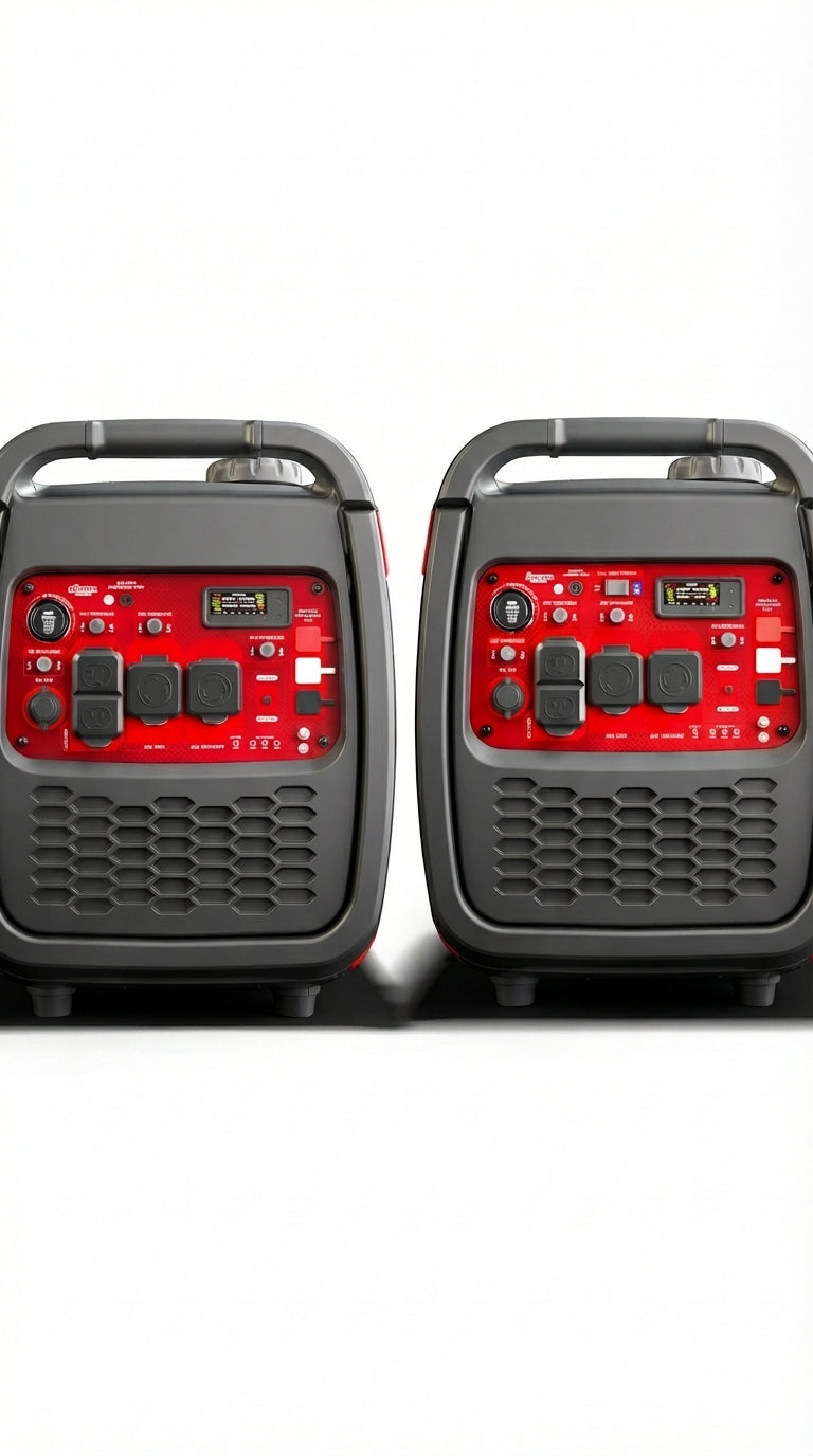 Erayak 6800W Portable Inverter Generator - 120V/240V Home Backup | Dual Fuel & Tri-Fuel Ready