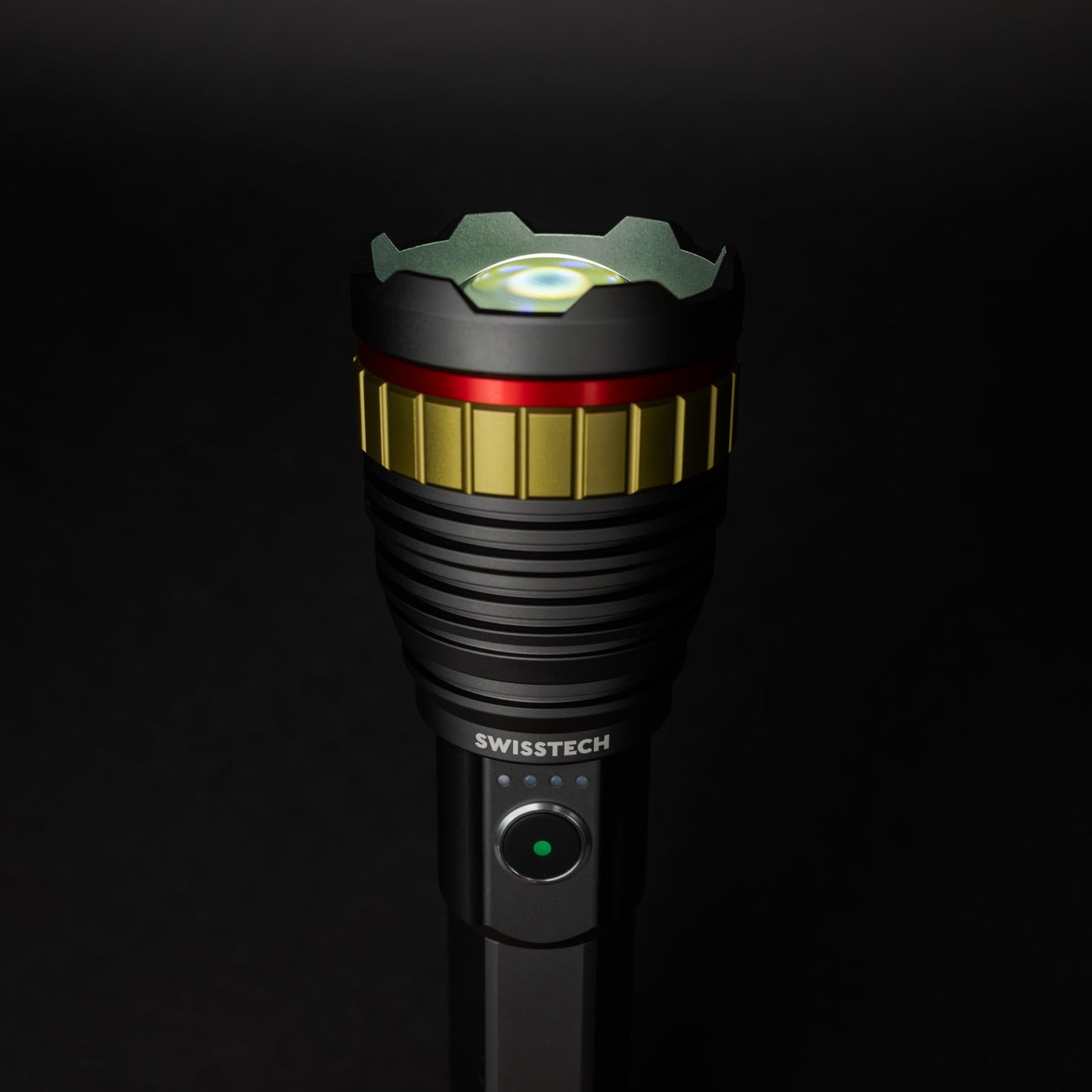 10,000 Lumen Rechargeable LED Flashlight with Power Bank, Waterproof for Camping