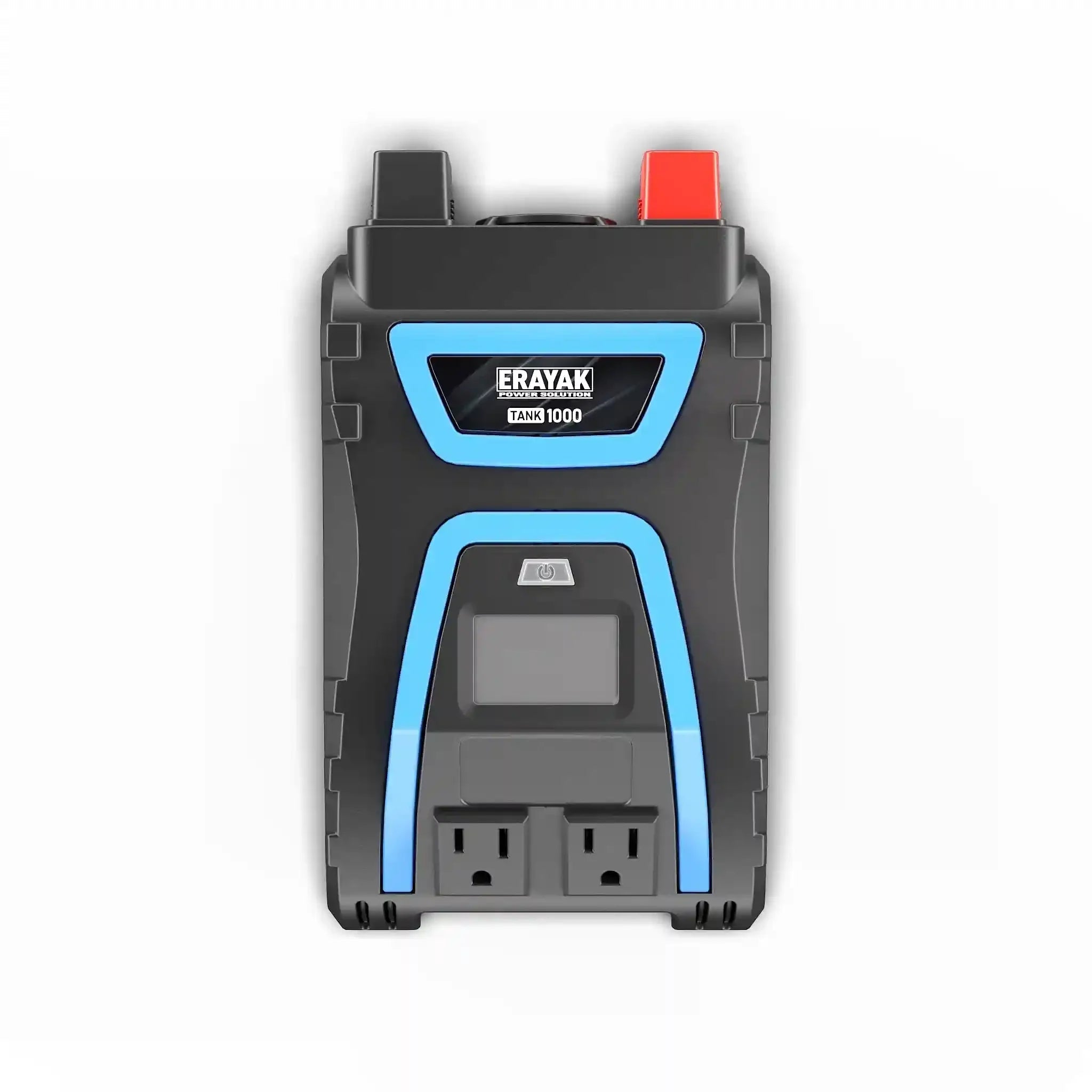 Erayak 1000W Power Inverter, 12V DC to 120V AC, LCD Display, Modified Sine Wave, Dual 120V AC Outlets, USB - A & Type - C Ports, Quiet Fan for RV, Truck, Car, Home Backup - Erayak Power