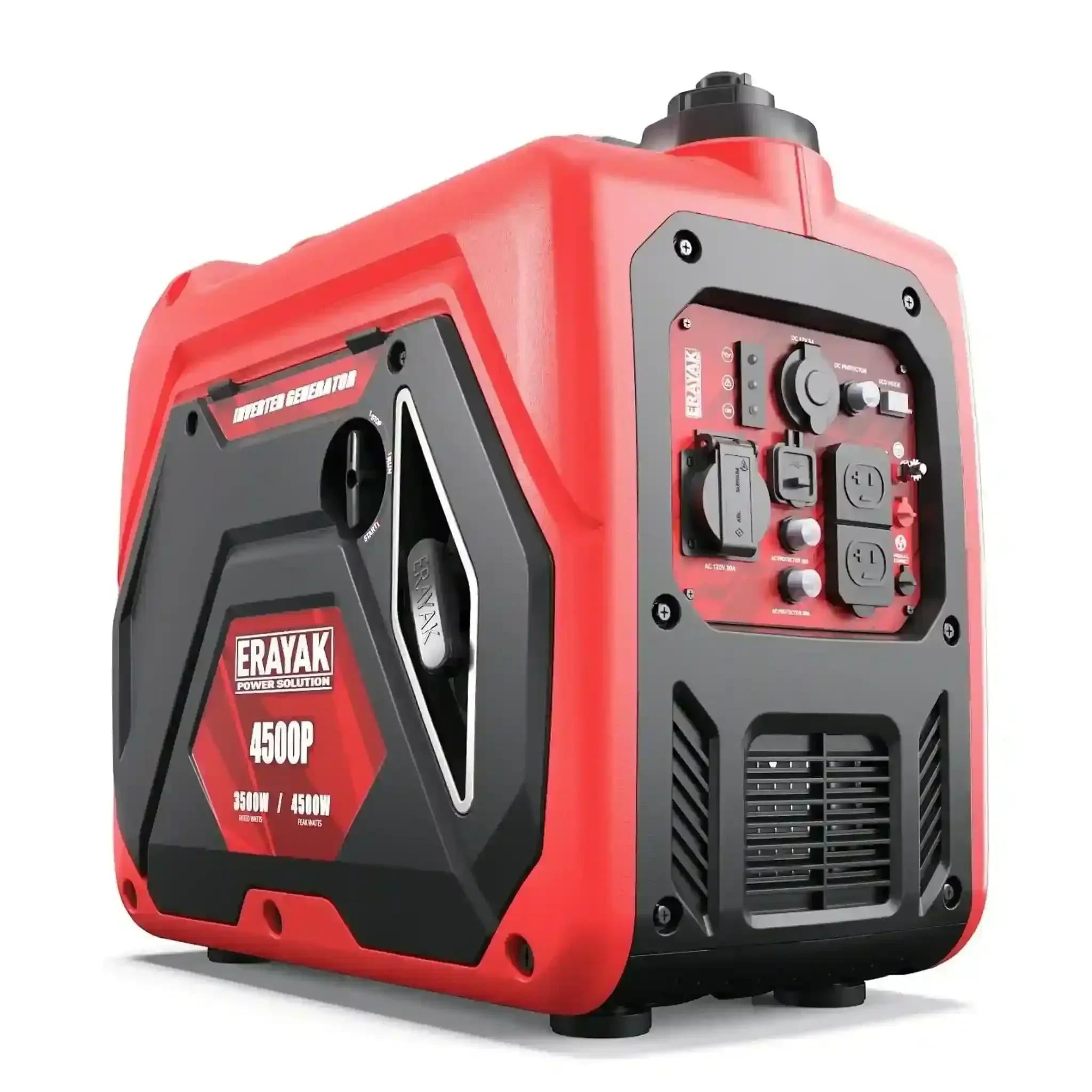 Erayak 4500W Quiet Inverter Generator | 30A RV - Ready Camping & Home Backup Power - Erayak Power