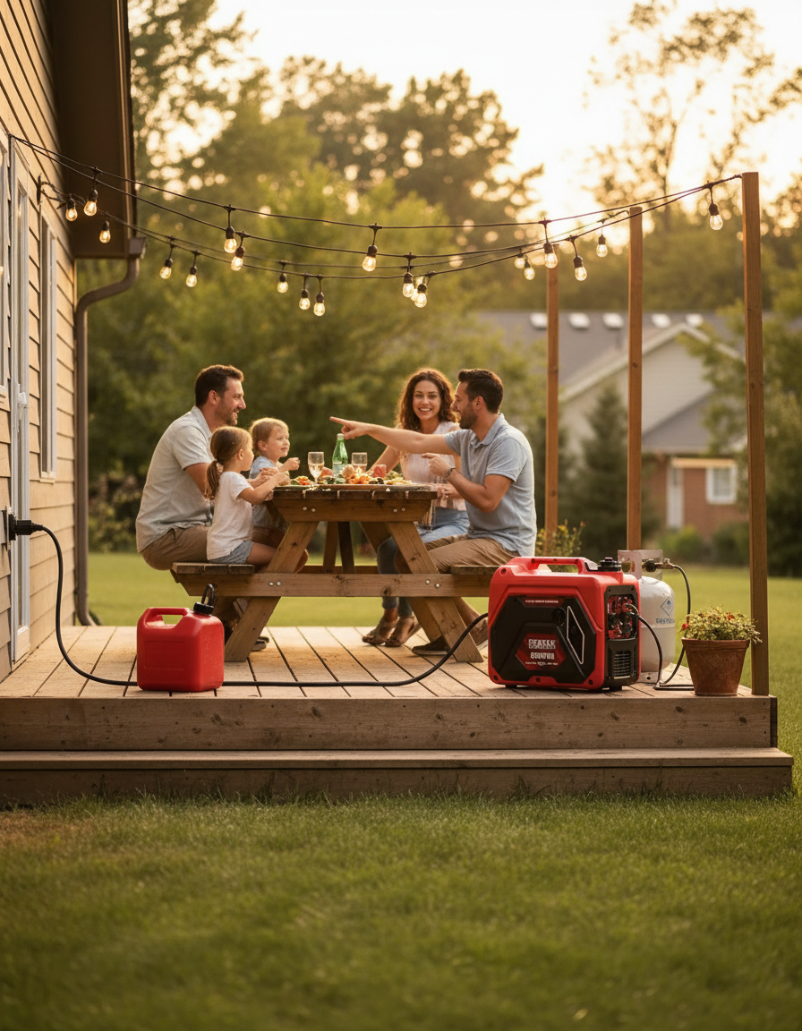 Erayak 4500W双燃料发电机