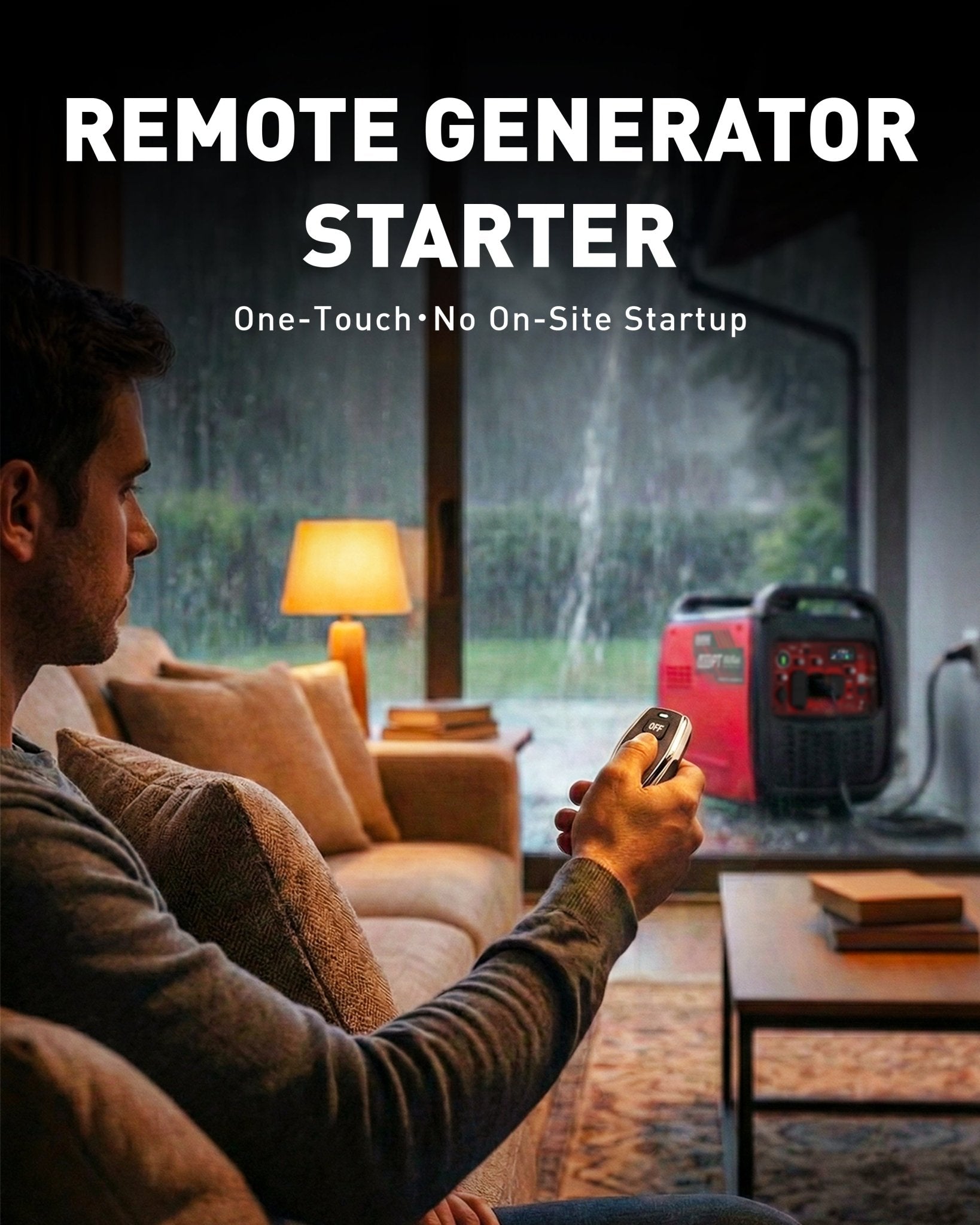 Erayak 6800W Portable Inverter Generator - 120V/240V Home Backup | Dual Fuel & Tri - Fuel Ready - Erayak Power