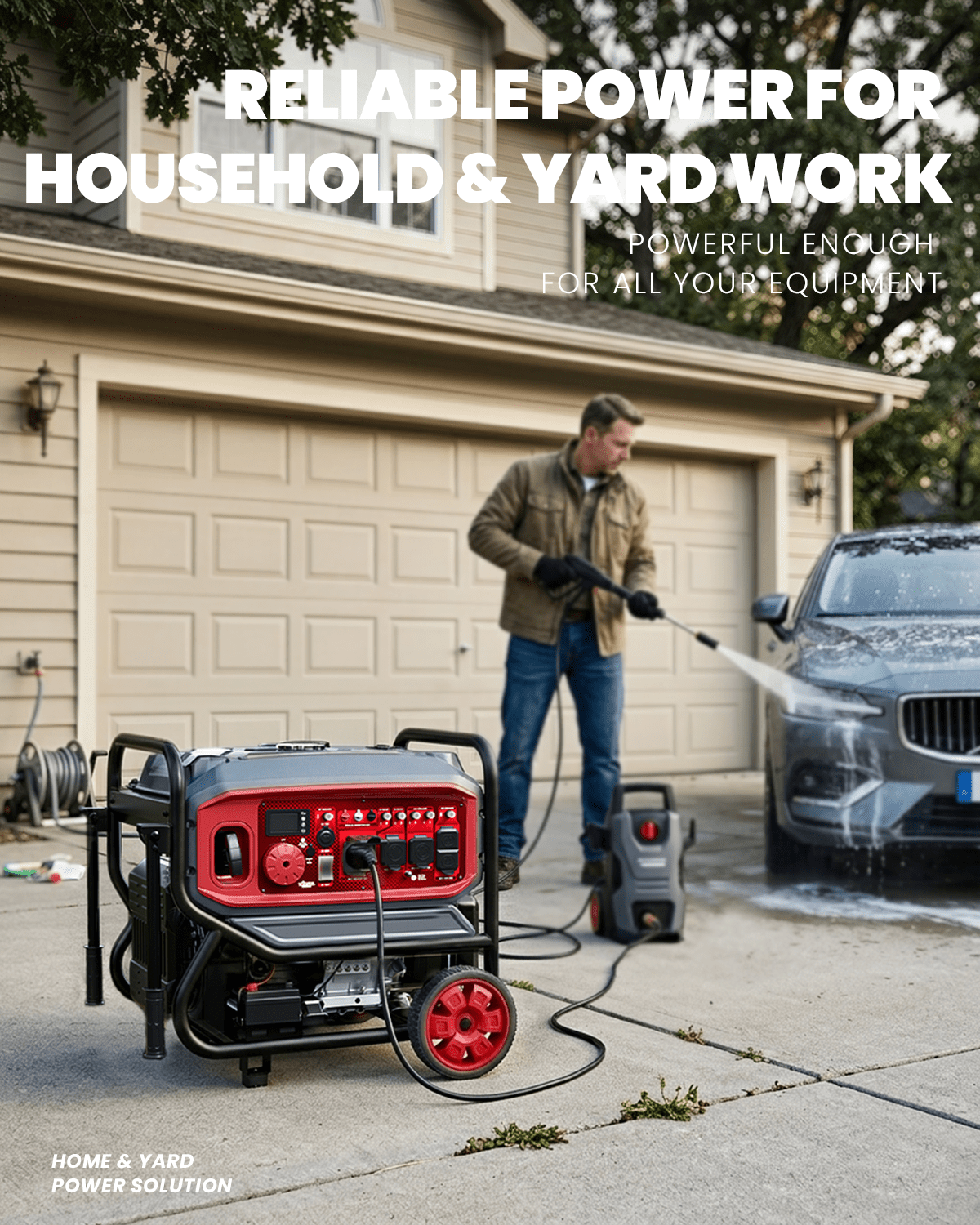 Erayak Titan Open - Frame Inverter Generator | 9kW - 13kW Whole Home Backup - Erayak Power