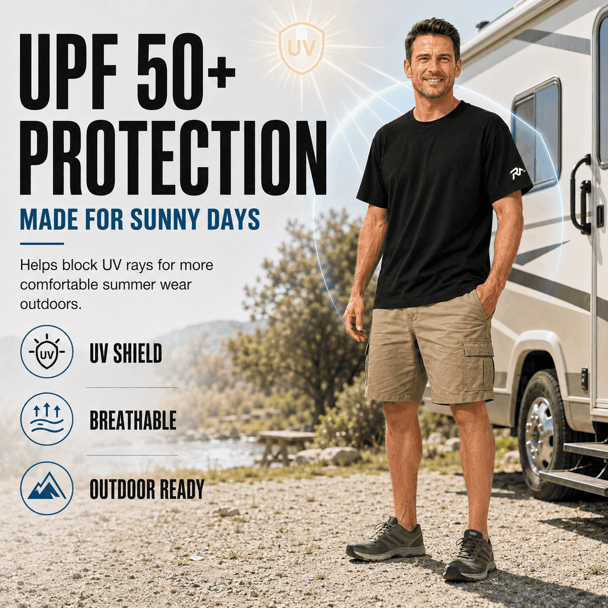 ERAYAK UPF 50+ Quick-Dry Breathable Outdoor Performance T-Shirt - Erayak Power -