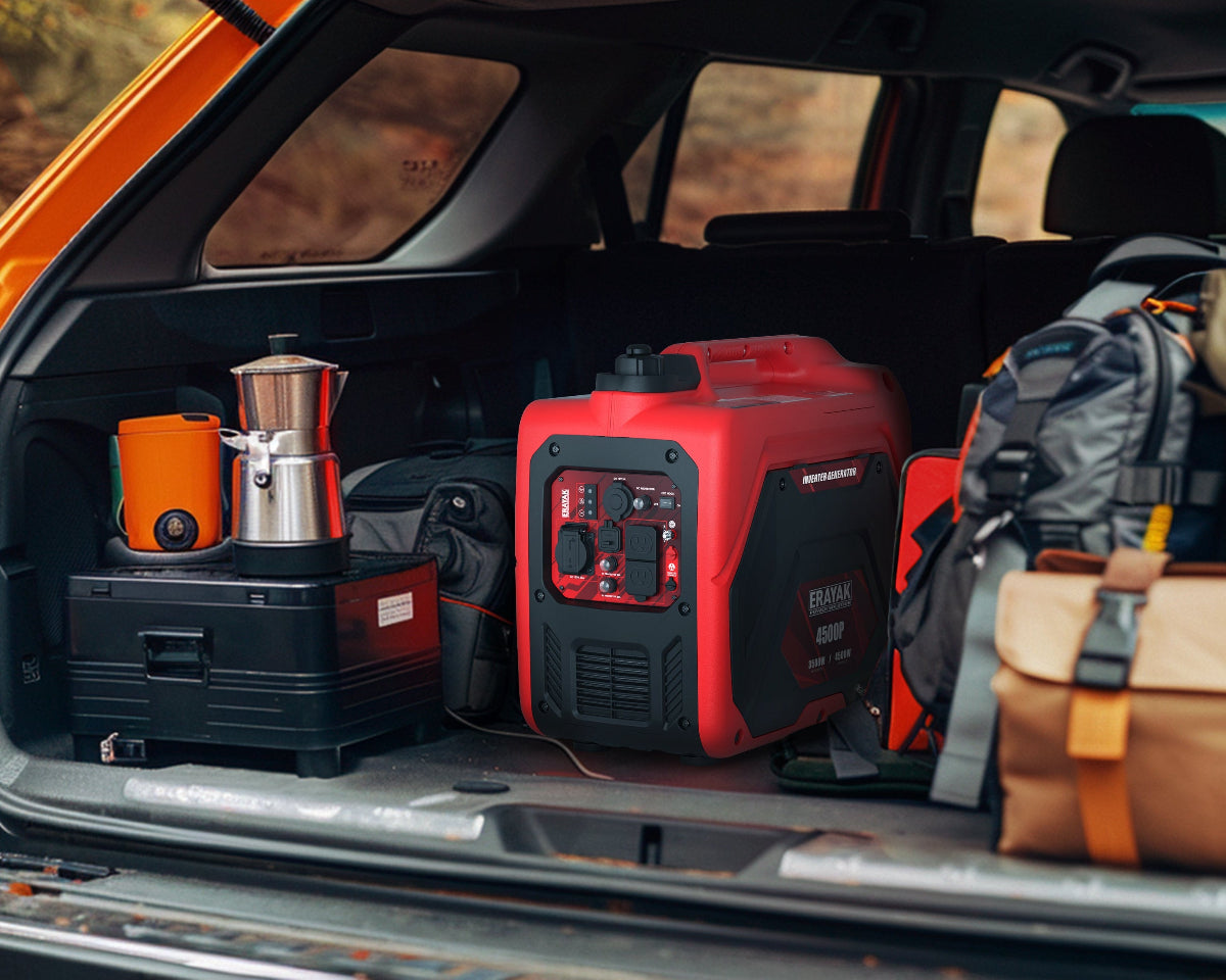erayak 4500 watt portable generator compact size