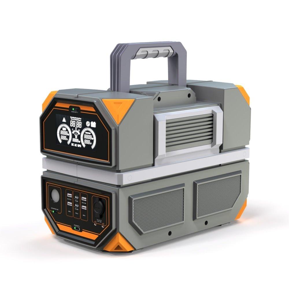 CAMPER Portable Power Station, Solar Generator - Ideal for Camping, RV, Home - Erayak
