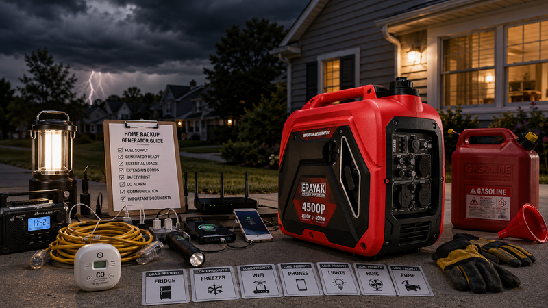 Home Backup Generator Sizing Guide: What Can It Run During an Outage?