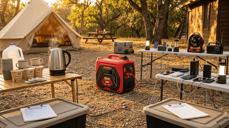 Camping Electric Kettle Power Setup: Generator Guide for Hot Water Outdoors - Erayak Power