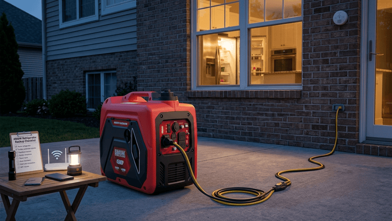 Can a 4500W Generator Run a Refrigerator During a Power Outage? - Erayak Power