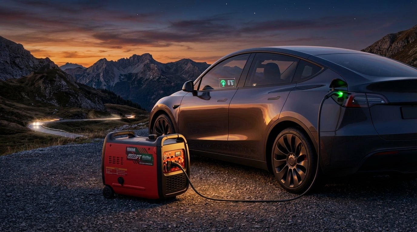 Can You Charge an Electric Car With a Portable Generator? [2026 Test] - Erayak Power