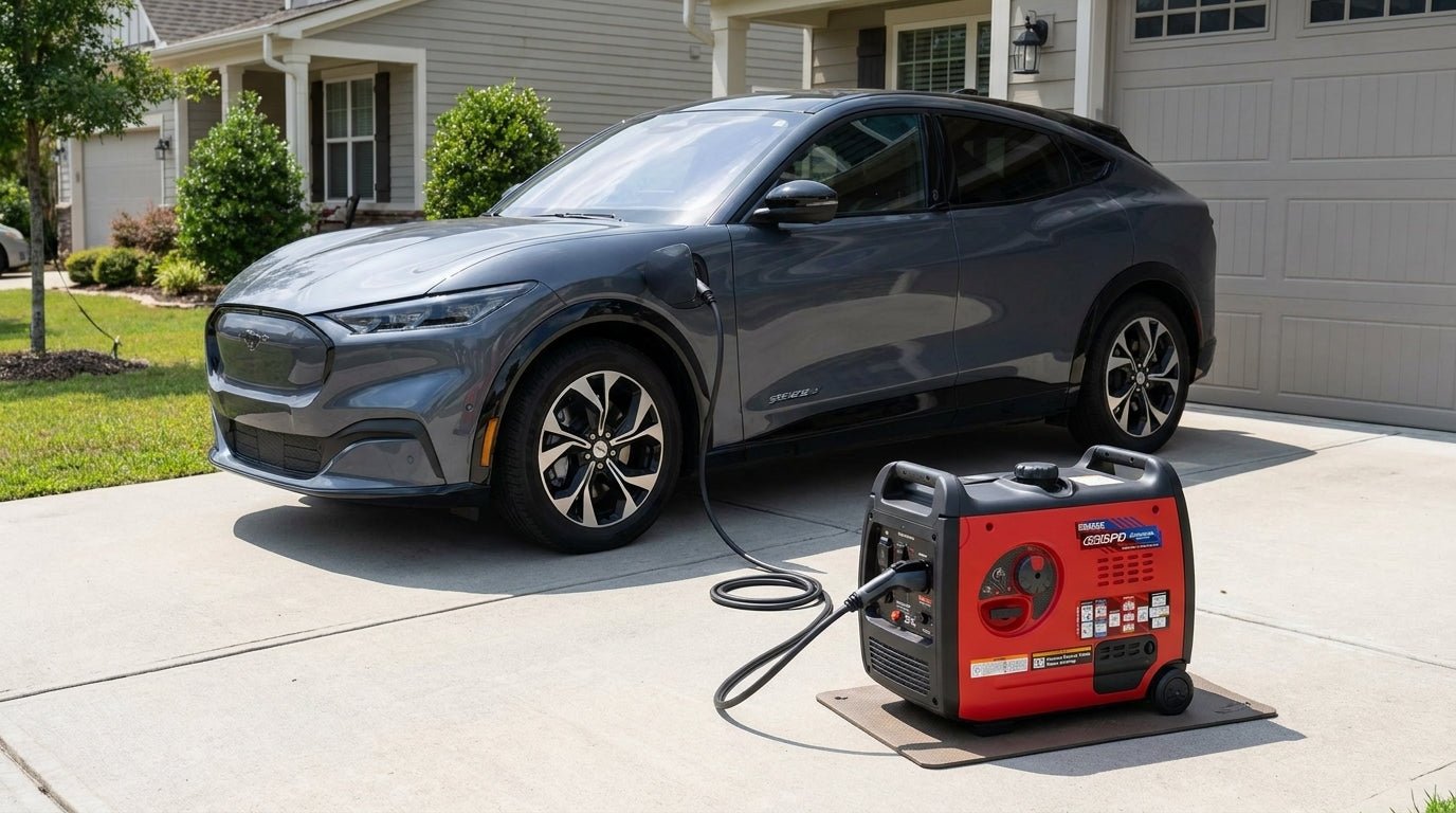 Can You Charge an EV With a Generator? Feasibility, Size & Safety - Erayak Power