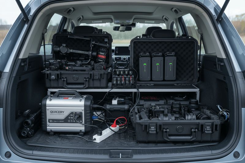 Charging Gear for Car Videographers - Erayak Power